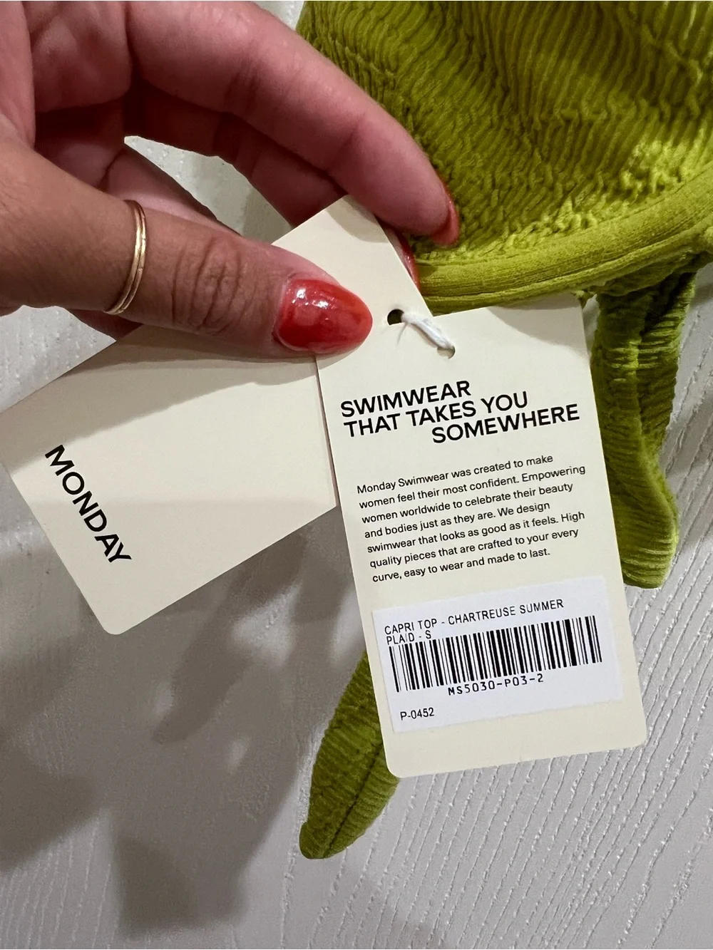 Monday Swimwear nwt monday